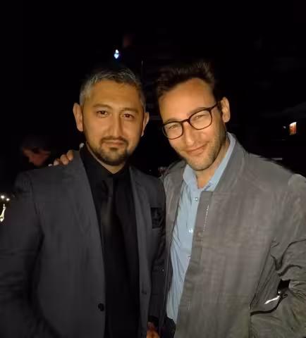 Bobir with Simon Sinek image